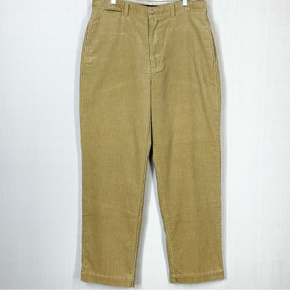 Polo Ralph Lauren Men's VTG 90s 'Polo Cords' Tan Corduroy Pants - Size 35/32